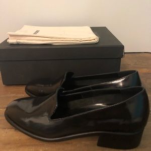 Rachel Comey Evry Black Leather Loafers